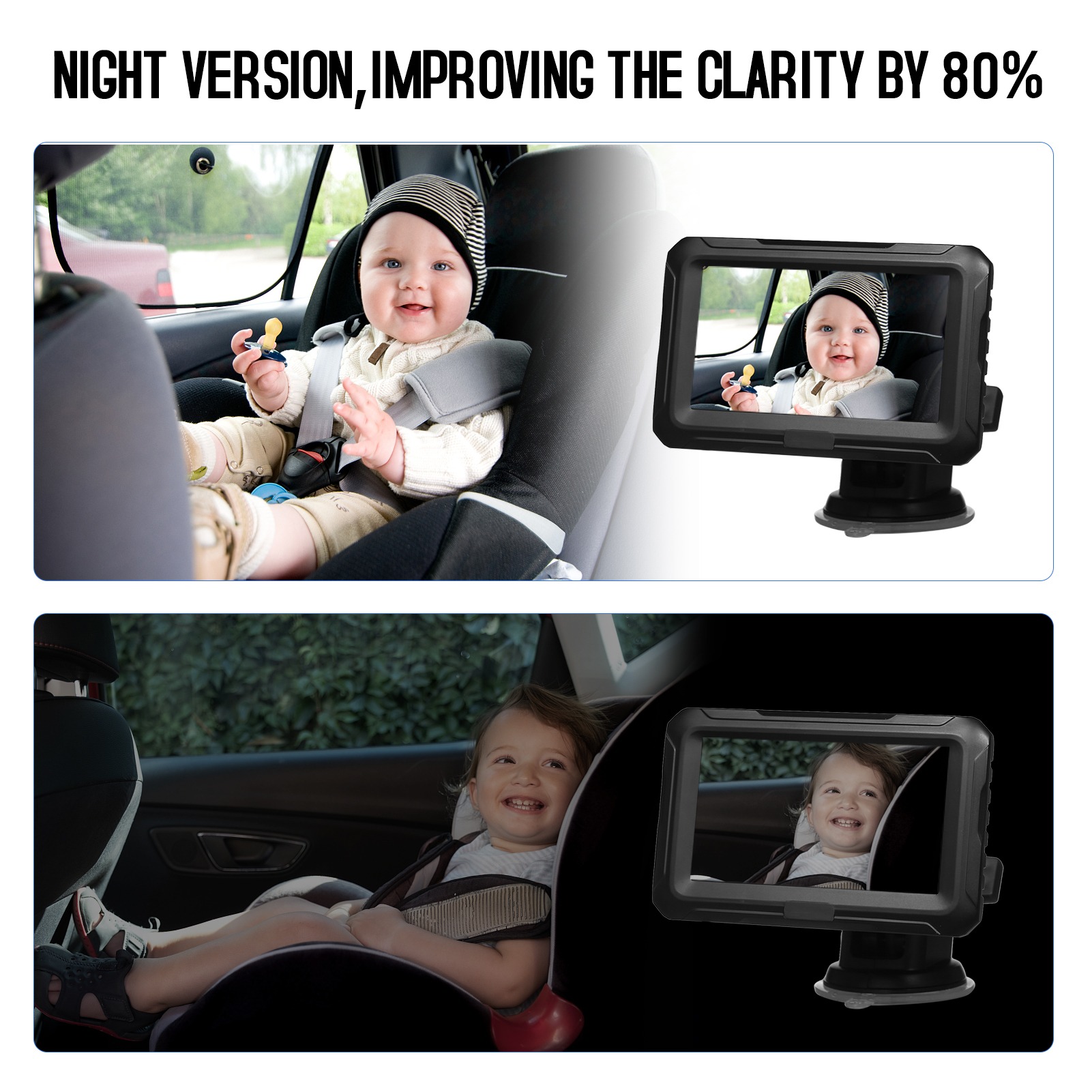 Baby Products Video - Monitor de Espejo Retrovisor para Bebé