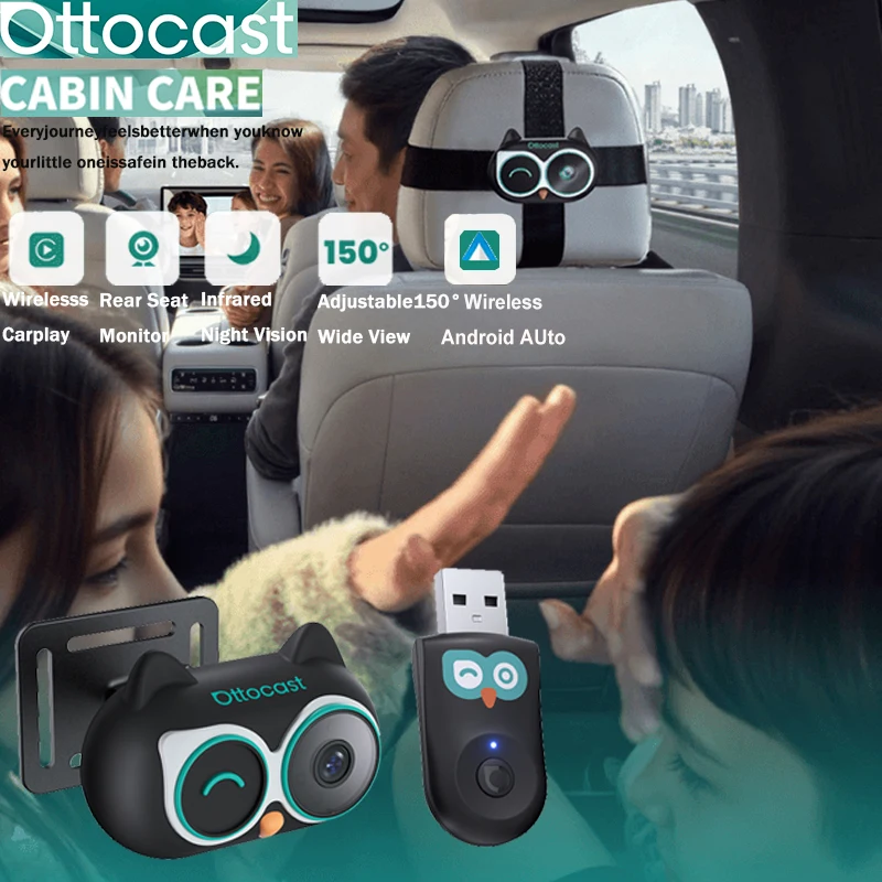 Baby Products Video - Adaptador Inalámbrico CarPlay Ottocast Cabin Care,