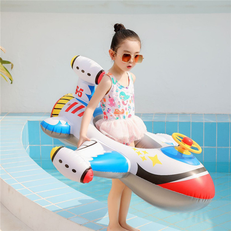 Flotador de avión circular par - Baby Swimming Floater reseña y precio