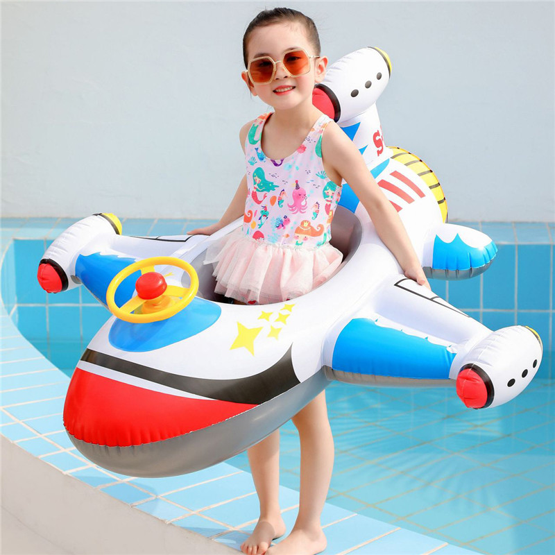 Flotador de avión circular par - Baby Swimming Floater reseña y precio