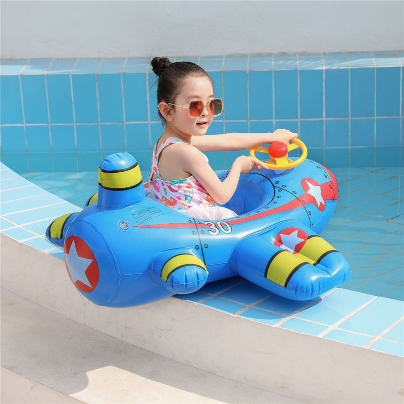 Flotador de avión circular par - Baby Swimming Floater reseña y precio