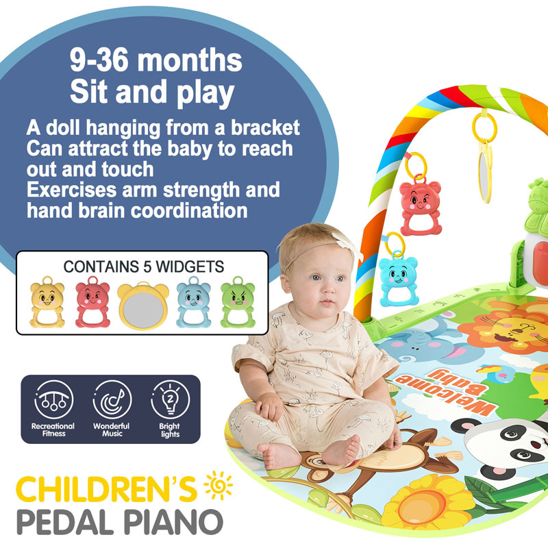 Alfombra de gimnasio para acti - Baby Walker Activity reseña y precio