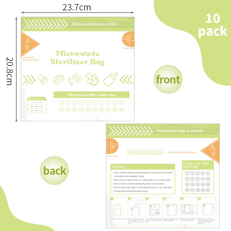 10 Uds. Bolsas esterilizadoras - Zwitsal Baby Products reseña y precio