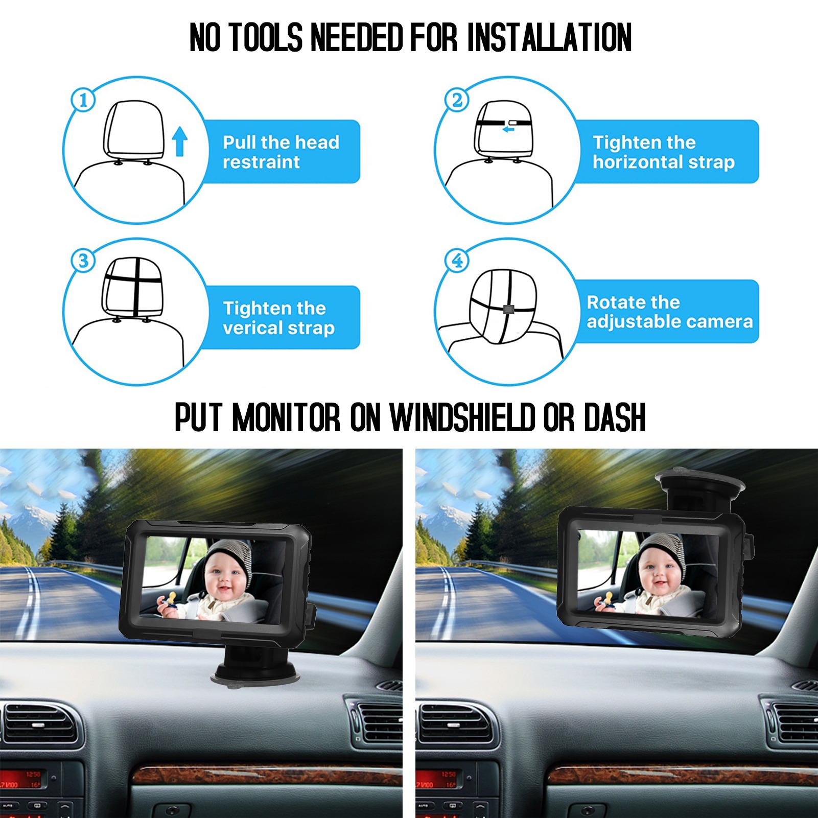 Monitor de Espejo Retrovisor p - Baby Products Video reseña y precio