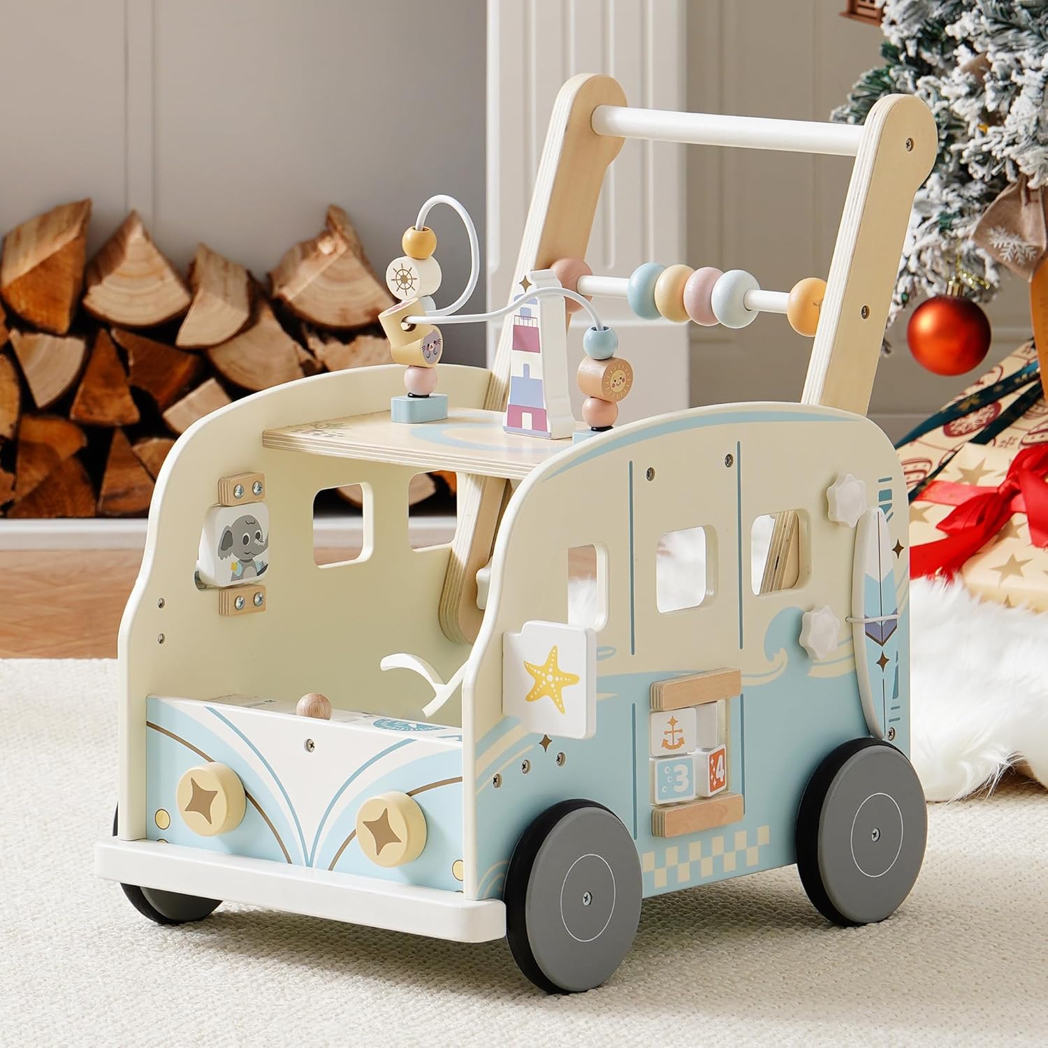 Robotime Robud Andador de made - Baby Walker Activity reseña y precio